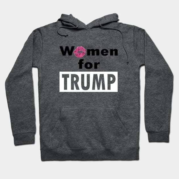 women for trump Hoodie by l designs